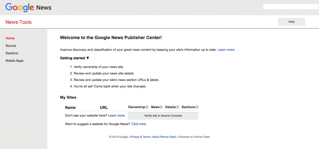 cara daftar blog ke google news